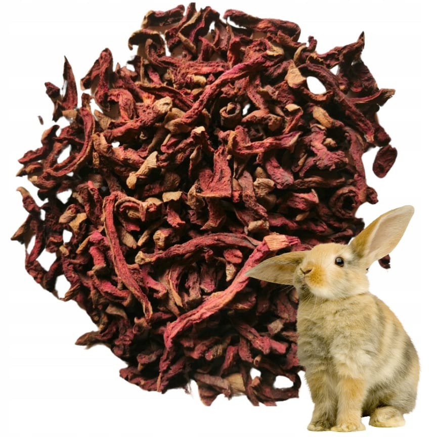 Burak Suszony frytka 150g buraczek dla królików i gryzoni Roztoczańskie - obrazek 4